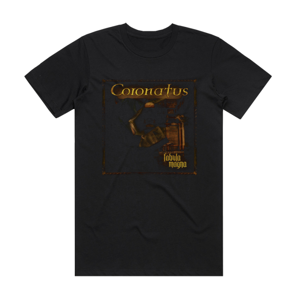 Coronatus Fabula Magna Album Cover T-Shirt Black