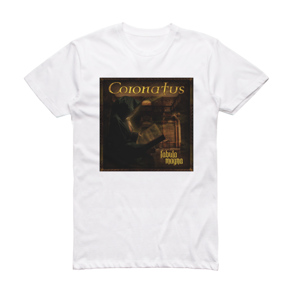 Coronatus Fabula Magna Album Cover T-Shirt White
