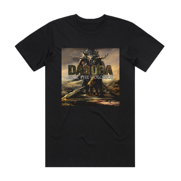 Dagoba Face The Colossus Album Cover T-Shirt Black