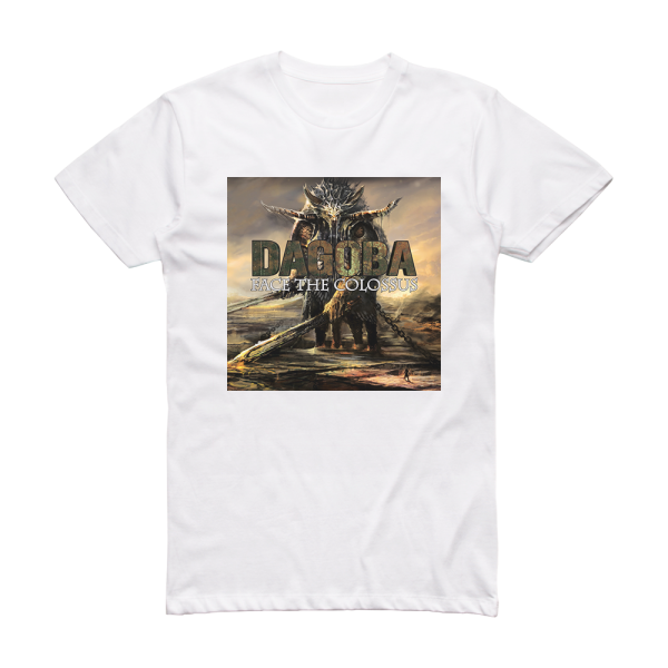 Dagoba Face The Colossus Album Cover T-Shirt White