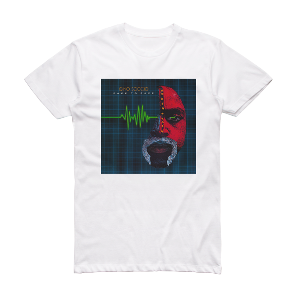 Gino Soccio Face To Face Album Cover T-Shirt White