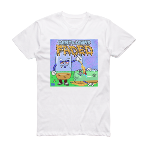 Gent and Jawns Faded Album Cover T-Shirt White