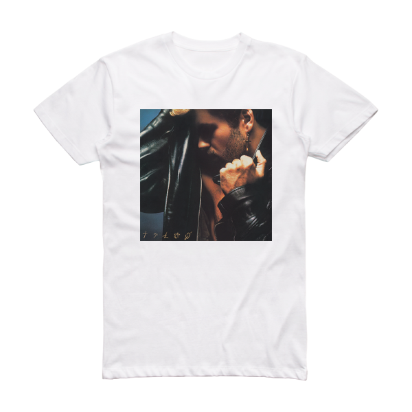 George Michael Faith Album Cover T-Shirt White