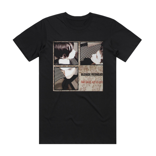 Blonde Redhead Fake Can Be Just As Good Album Cover T-Shirt Black