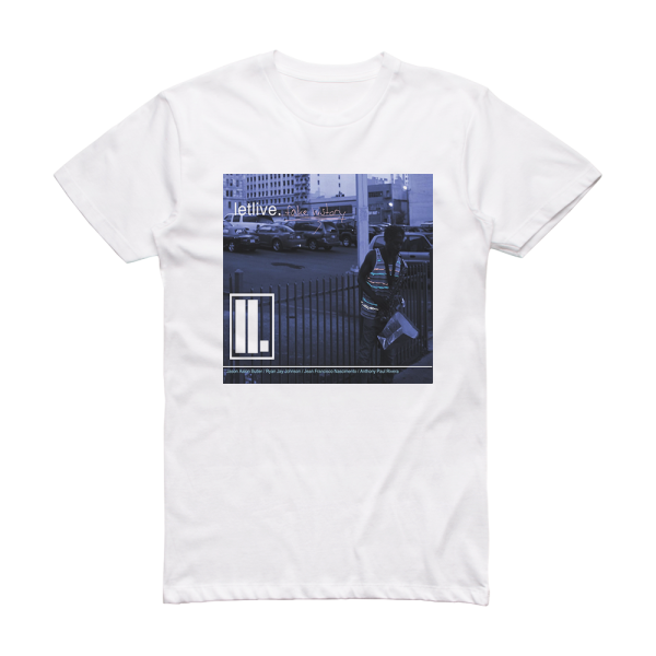 letlive Fake History Album Cover T-Shirt White