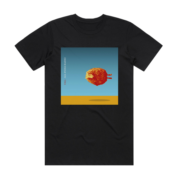 All India Radio Fall Album Cover T-Shirt Black