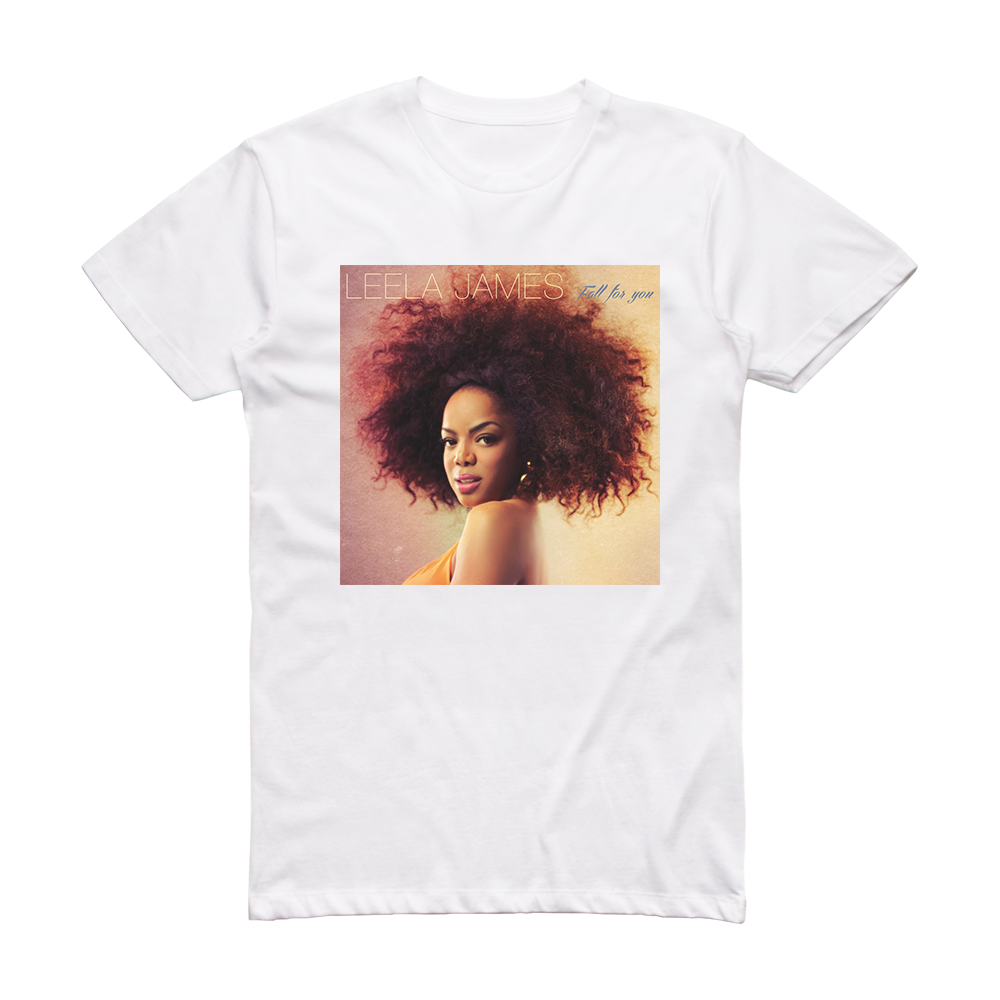 Leela James Fall For You Album Cover T-Shirt White – ALBUM COVER T-SHIRTS