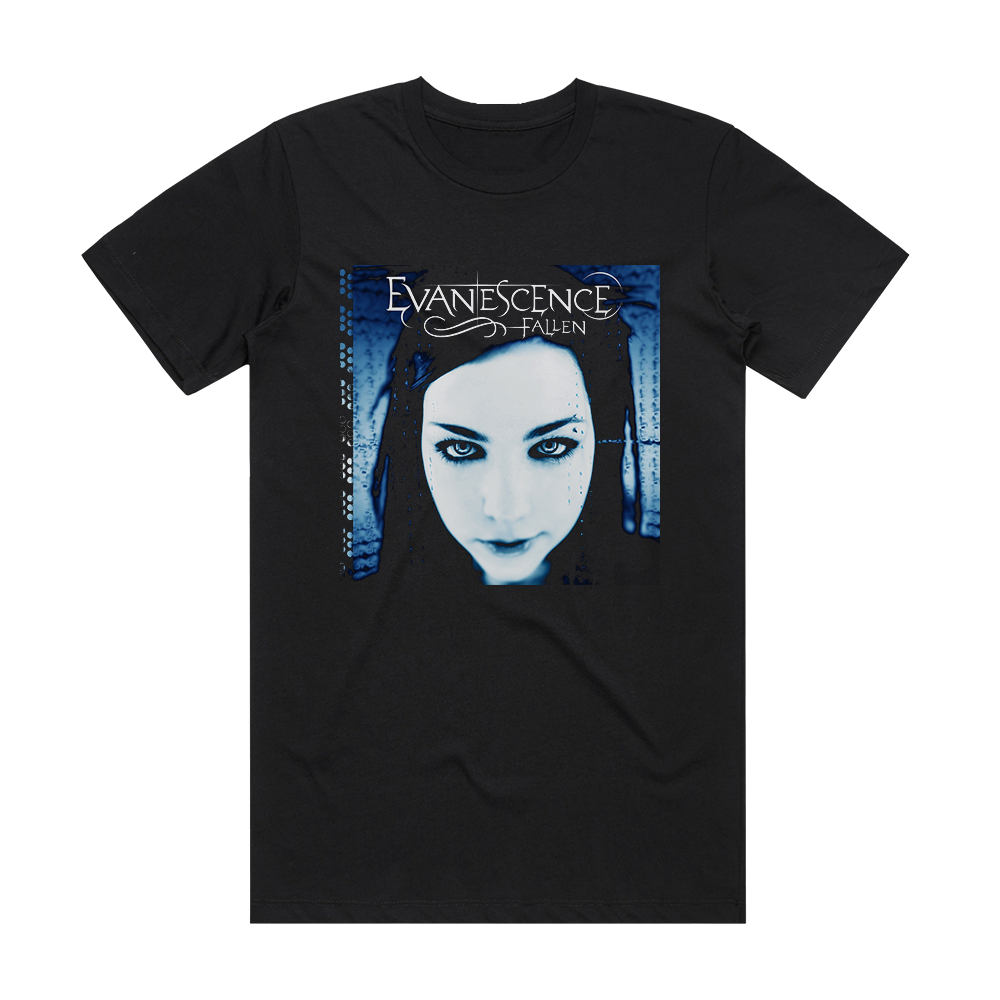 Evanescence Fallen 2 Album Cover T-Shirt Black – ALBUM COVER T-SHIRTS