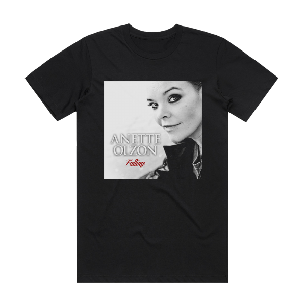 Anette Olzon Falling Album Cover T-Shirt Black