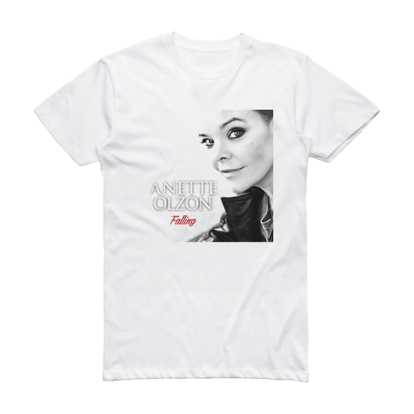 Anette Olzon Falling Album Cover T-Shirt White