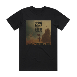 Black Moth Super Rainbow Falling Through A Field Album Cover T-Shirt Black