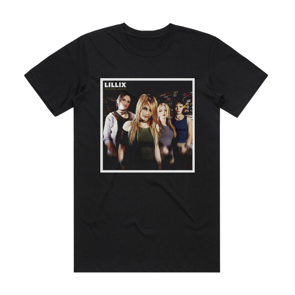 Lillix Falling Uphill 1 Album Cover T-Shirt Black