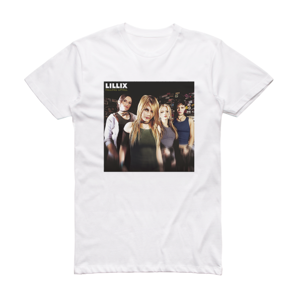 Lillix Falling Uphill 1 Album Cover T-Shirt White