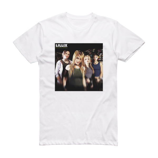 Lillix Falling Uphill 2 Album Cover T-Shirt White