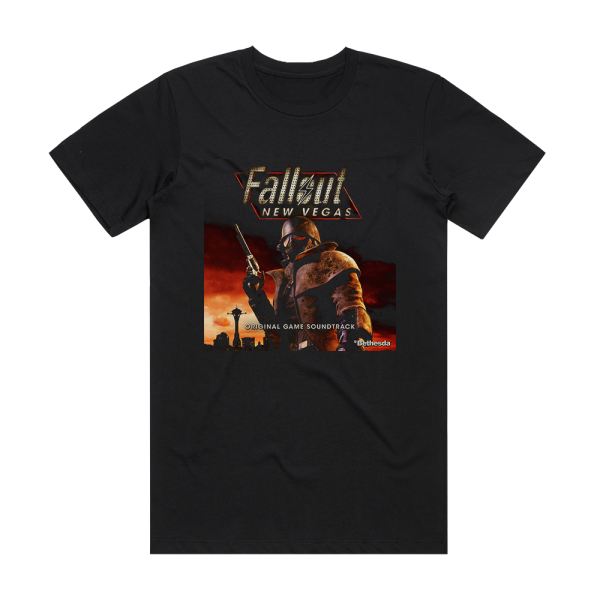 Inon Zur Fallout New Vegas Album Cover T-Shirt Black