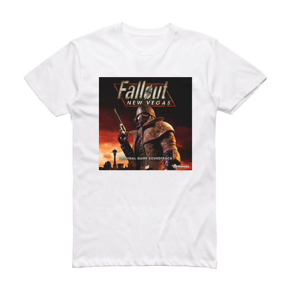 Inon Zur Fallout New Vegas Album Cover T-Shirt White