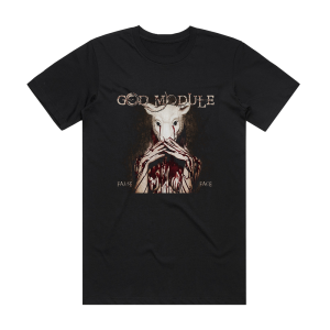 God Module False Face Album Cover T-Shirt Black