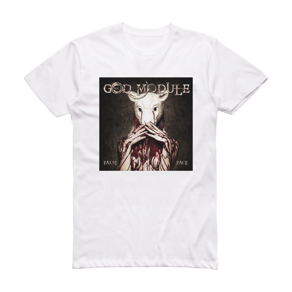 God Module False Face Album Cover T-Shirt White