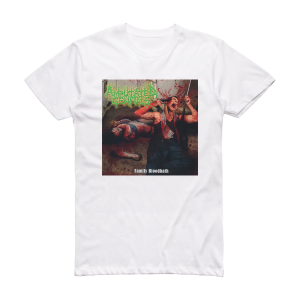 Amputated Genitals Family Bloodbath Album Cover T-Shirt White