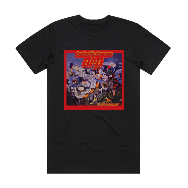 El‐P Fantastic Damage Album Cover T-Shirt Black