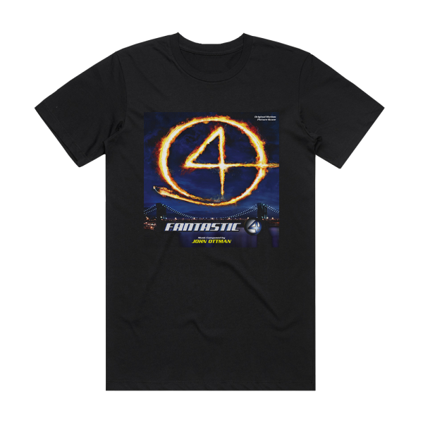 John Ottman Fantastic Four 3 Album Cover T-Shirt Black