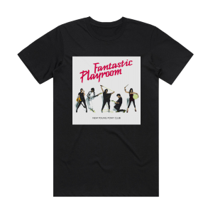 New Young Pony Club Fantastic Playroom Album Cover T-Shirt Black