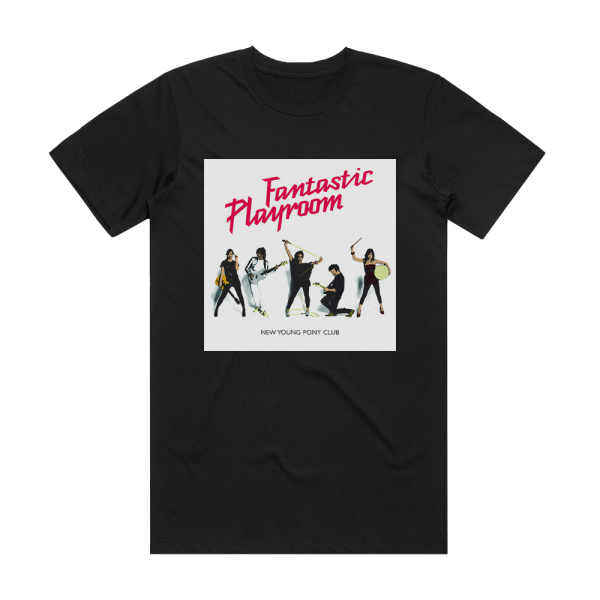 New Young Pony Club Fantastic Playroom Album Cover T-Shirt Black