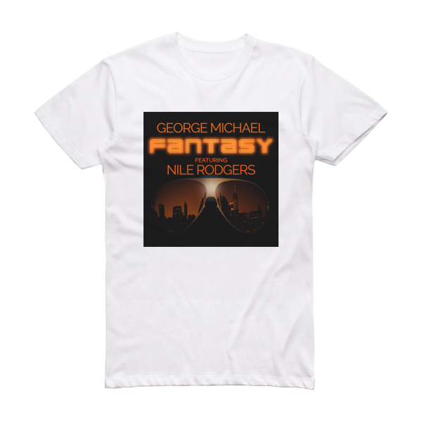 George Michael Fantasy Album Cover T-Shirt White