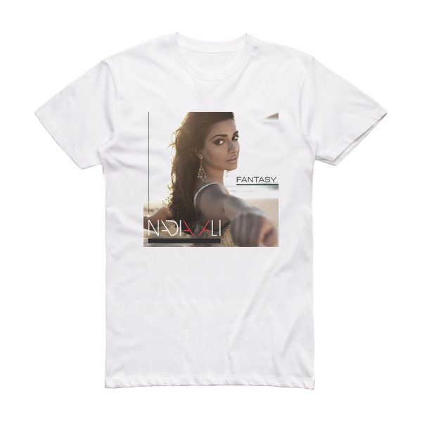 Nadia Ali Fantasy Album Cover T-Shirt White