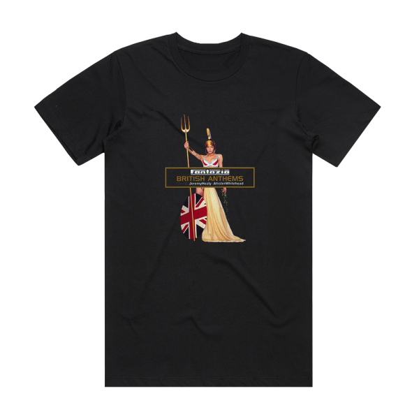 Allister Whitehead Fantazia British Anthems 1 Album Cover T-Shirt Black