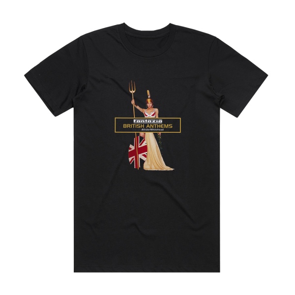 Allister Whitehead Fantazia British Anthems 2 Album Cover T-Shirt Black