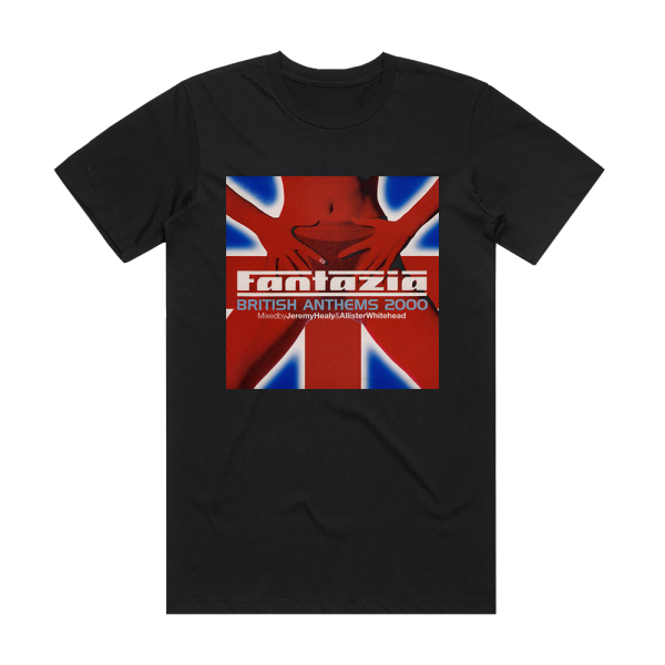 Allister Whitehead Fantazia British Anthems 2000 2 Album Cover T-Shirt Black