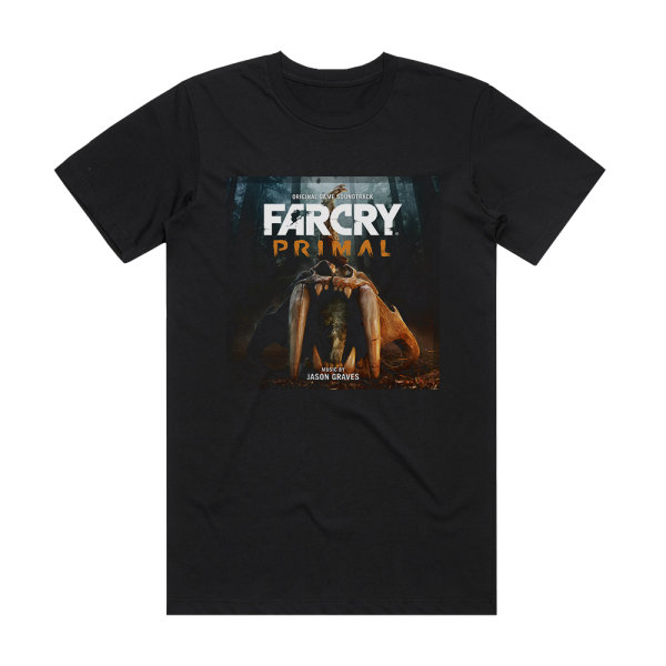 Jason Graves Far Cry Primal Original Game Soundtrack Album Cover T-Shirt Black