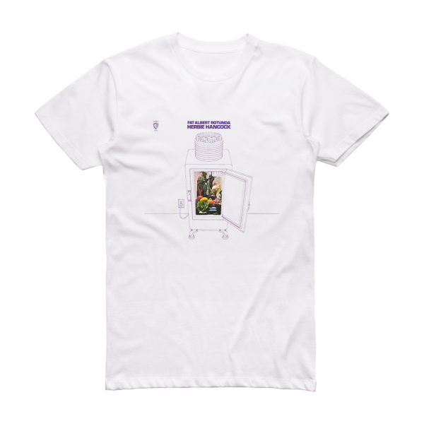 Herbie Hancock Fat Albert Rotunda Album Cover T-Shirt White