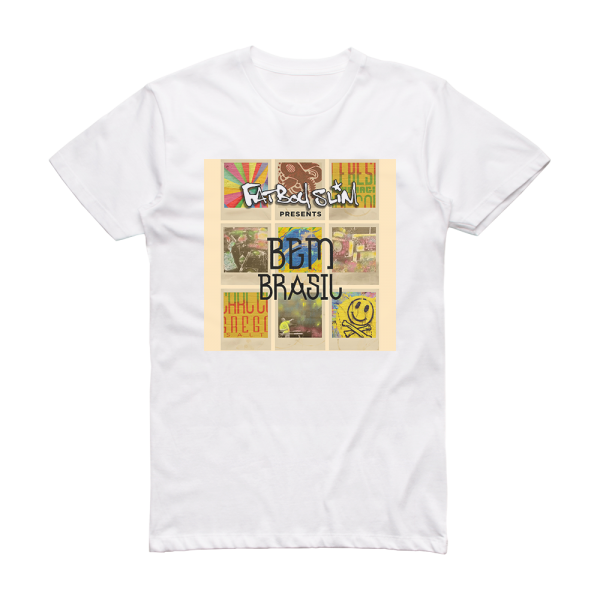 Fatboy Slim Fatboy Slim Presents Bem Brasil Album Cover T-Shirt White