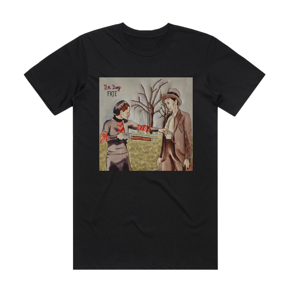 Dr Dog Fate Album Cover T-Shirt Black