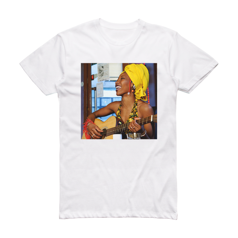 Fatoumata Diawara Fatou Album Cover T-Shirt White – ALBUM COVER T-SHIRTS