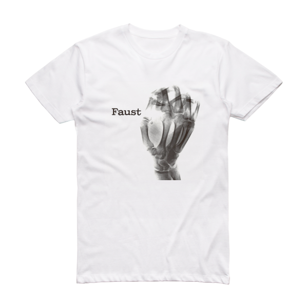 Faust Faust 1 Album Cover T-Shirt White