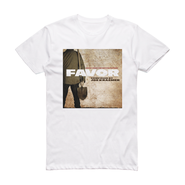 Joe Kraemer Favor Album Cover T-Shirt White