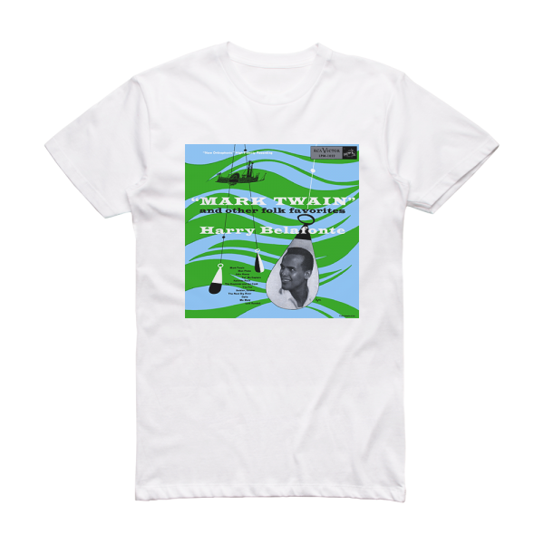 Harry Belafonte Favorite Folk Songs Album Cover T-Shirt White