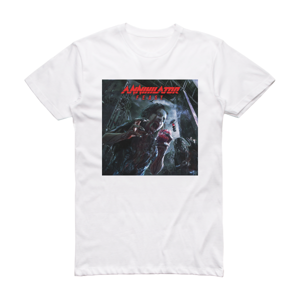 Annihilator Feast Album Cover T-Shirt White