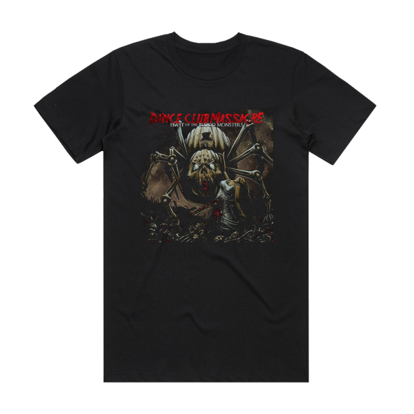 Dance Club Massacre Feast Of The Blood Monsters Album Cover T-Shirt Black
