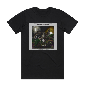 Avatar Feathers Flesh Album Cover T-Shirt Black