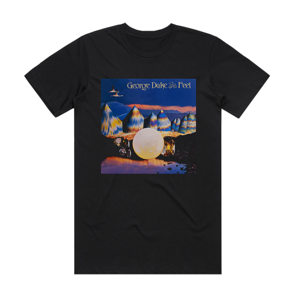 George Duke Feel Album Cover T-Shirt Black