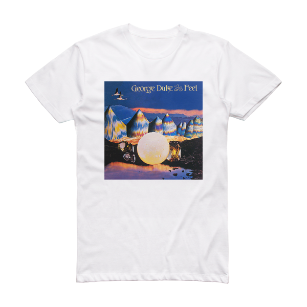 George Duke Feel Album Cover T-Shirt White