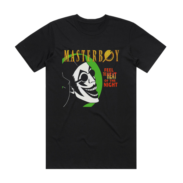 Masterboy Feel The Heat Of The Night Album Cover T-Shirt Black