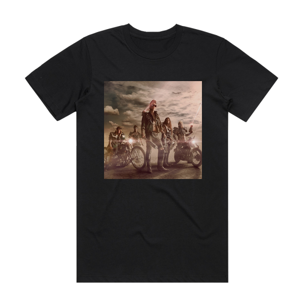 Blessed by a Broken Heart Feel The Power Album Cover T-Shirt Black