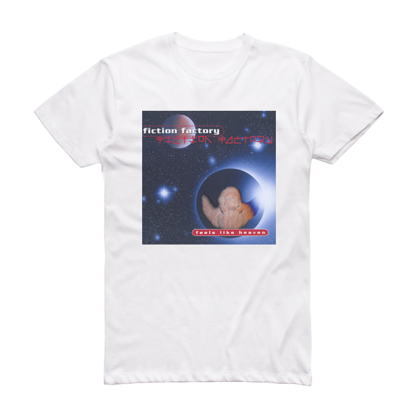Fiction Factory Feels Like Heaven Album Cover T-Shirt White