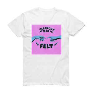 Clean Cut Kid Felt 2 Album Cover T-Shirt White