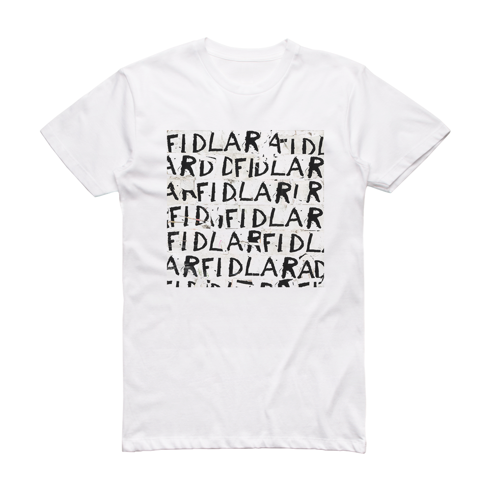 FIDLAR Fidlar Album Cover T-Shirt White – ALBUM COVER T-SHIRTS